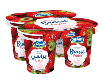Image de Brassé aux fruits fraise - (4*110g)